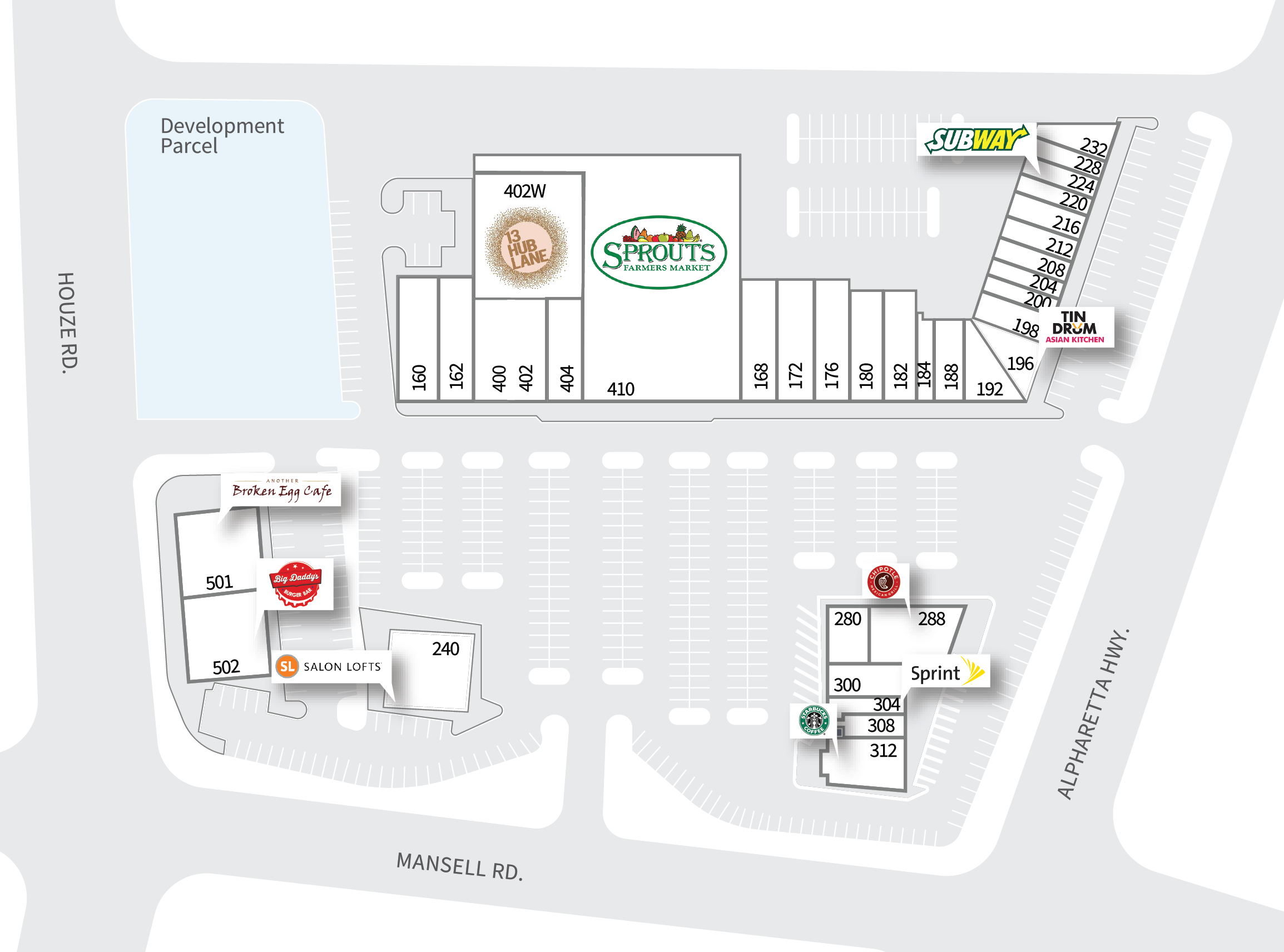 Roswell Market Place - Site Plan