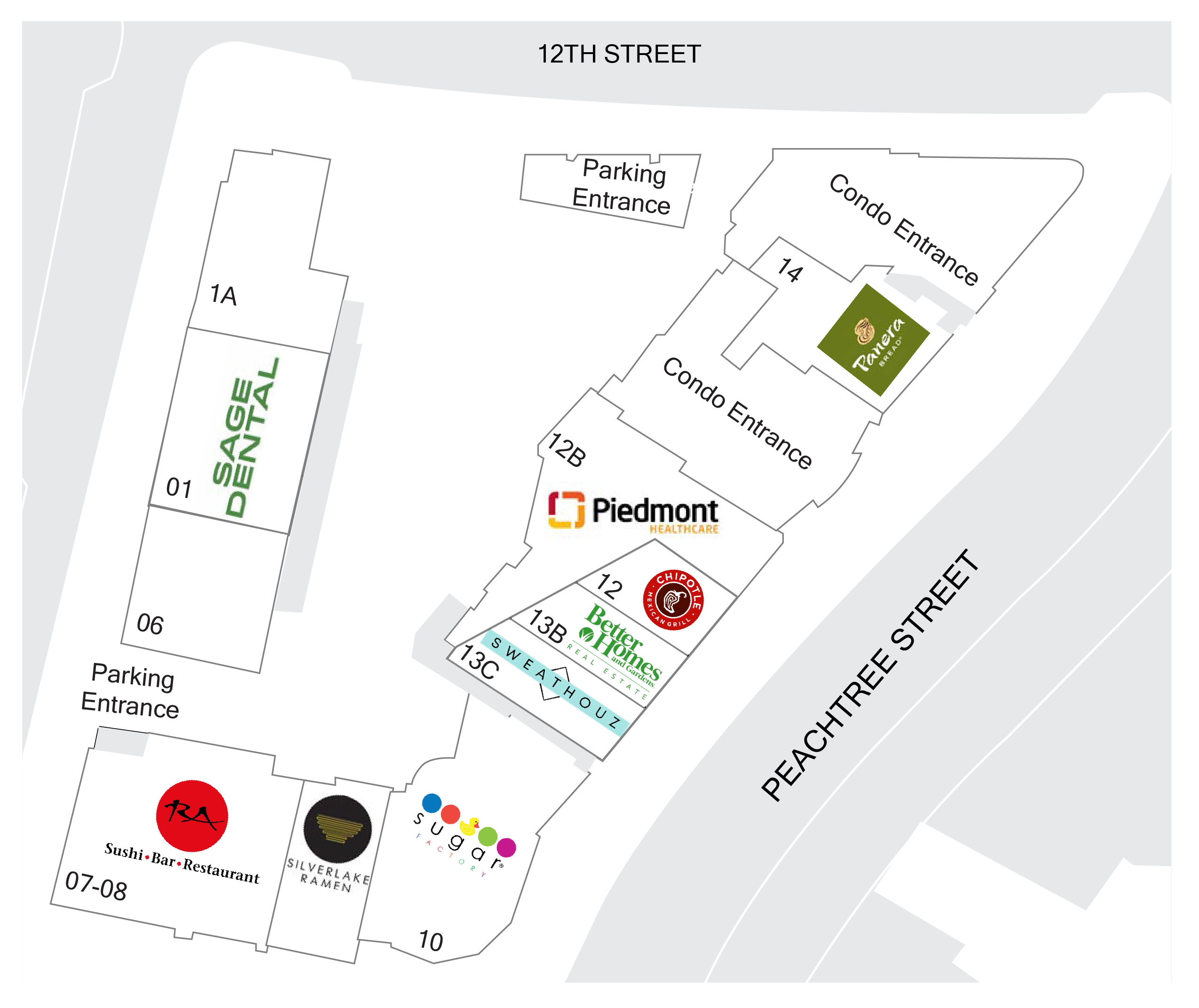 1010 Midtown - Site Plan
